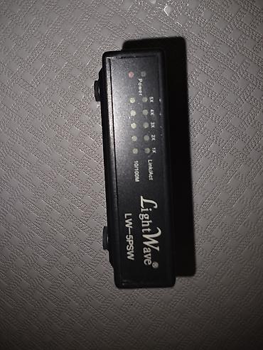 Техника и электроника: LightWave LW-5PSW – 5 Port 10/100 Mbps Ethernet Switch - 5 ədəd RJ45 — 4