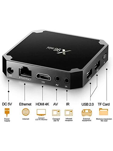 Smart TV bokslar: Yeni Smart TV boks TV box Android, Ünvandan götürmə, Ödənişli çatdırılma -da lalafo.az — 6 Smart TV bokslar: Yeni Smart TV boks TV box Android, Ünvandan götürmə, Ödənişli çatdırılma — 6