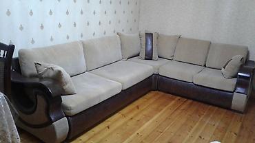 Divanlar: Künc divan, İşlənmiş, Açılan, Bazalı, Parça, Çatdırılma yoxdur — 1