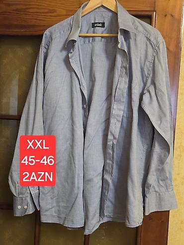 Köynəklər: Kişi köynəkləri – müxtəlif model və ölçülərdə - Zolaqlı uzunqol — 4