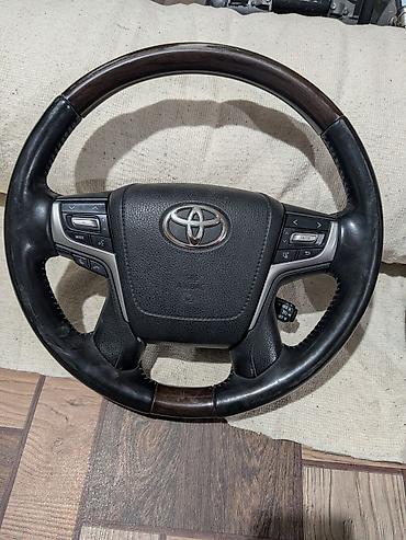 руль дерево тойота: Оригинальное рулевое колесо Toyota с декоративными вставками под — 1