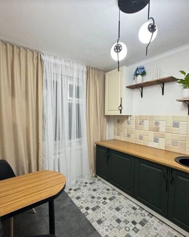 квартира бишкек прадажа: 1 бөлмө, 32 кв. м, 104-серия, 2 кабат, Евроремонт