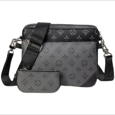 Барсетки: Барсетка, Louis Vuitton, Материал: Натуральная кожа, Застежка на молнии, Множество карманов, Разделенные отделения, Новый