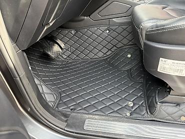 Полики: 5D Экокожа Полики Для салона цвет - Черный, Новый, Платная доставка — 3