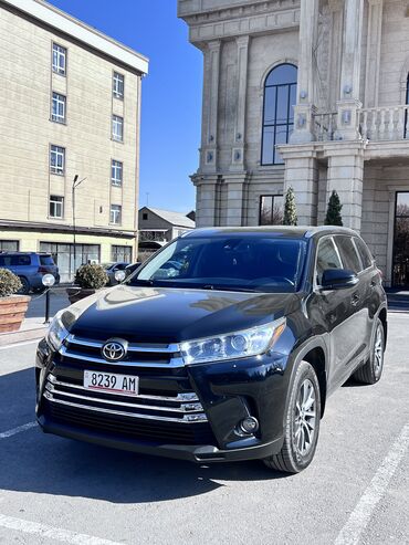 Toyota: Toyota Highlander: 2018 г., 3.5 л, Автомат, Бензин, Внедорожник