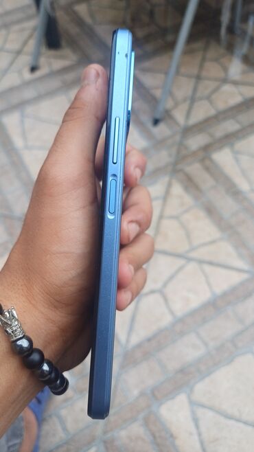 150 manata telefonlar: Honor X6, 64 ГБ, цвет - Синий, Битый, Отпечаток пальца, Две SIM карты