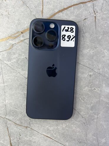крутой номер телефона: IPhone 15 Pro, 128 ГБ, Blue Titanium, 89 %