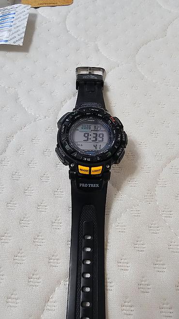 ремешок для часы: Часы Casio Pro Trek PRG-240-1E часы б/у но использовались очень — 9