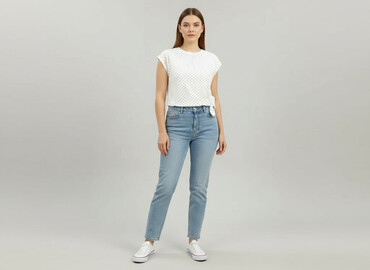 bluzki do garnituru: T-shirt damski, rozmiar S