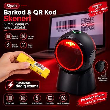 uv printer: Masaüstü 2D barkod oxuyucu - 360° skan edən masaüstü model — 6