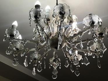 Çilçıraqlar: Çılçıraq, 10 və daha çox lampa, Xrustal — 6