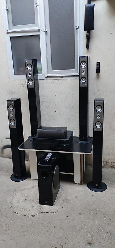 тв бокс в баку: 5.1 ev kinoteatrı akustika dəsti + AV resiver Komplekt: - 4 ədəd — 6