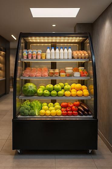 Холодильные витрины: Для напитков, Для молочных продуктов, Для мяса, мясных изделий, Китай, Россия, Новый — 5