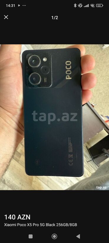 xiaomi poco x3 qiyməti: Poco X5 Pro 5G, 256 GB, rəng - Boz, Barmaq izi, Sənədlərlə