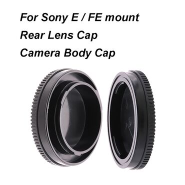 фотоаппарат sony alpha: ЭКрышки sony E/FE крышка байонета и объектива Новые крышка, защитная