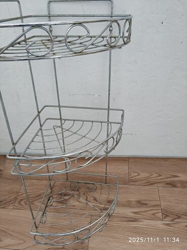 стеллаж для ванны: Ванна үчүн секичелүү текче, Темир