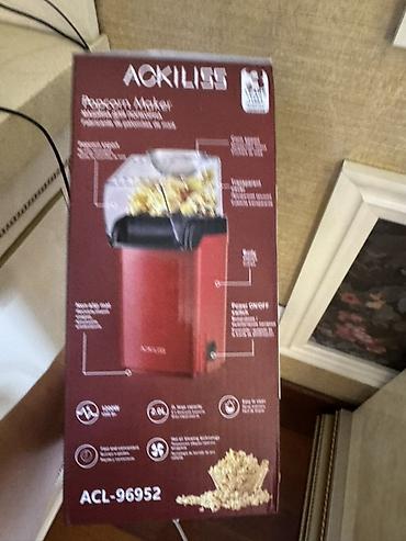 mini printer: ACKILISS Popcorn Maker – model ACL-96952 - Tutumu: 2.0 litr - Güc — 2