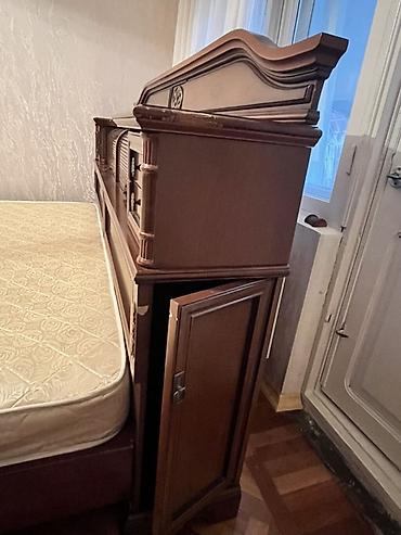 Çarpayılar: Klassik üslubda möhkəm taxta iki nəfərlik çarpayı - Material: təbii — 4