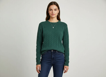 h m sweter w paski: H&M, Sweter damski, rozmiar M