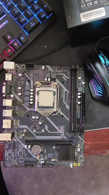 H310M (LGA1151) anakart + Intel prosessor dəsti H311. M2 ssd lalafo.az -da H310M (LGA1151) anakart + Intel prosessor dəsti H311. M2 ssd