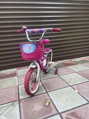 usag velosiped: Uşaq velosipedi – “Kids Pilot” dizaynlı, çəhrayı-ağ rənglərdə — 3