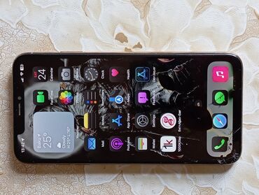 iphone ucun ekran sekilleri: IPhone Xs Max, 256 GB, Rose Gold, Qırıq, Simsiz şarj, Face ID