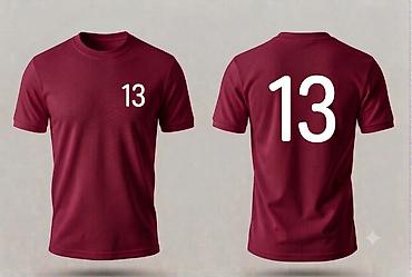 uniform: Nömrəli idman futbolkası – uniseks, qısaqol - Rənglər: tünd mavi — 2