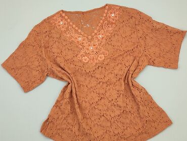 pomarańczowa bluzki damskie: Blouse, M (EU 38), condition - Good