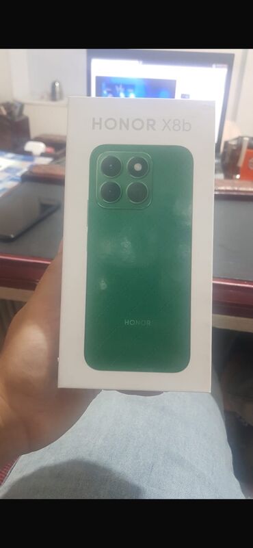 honor 9x qiyməti: Honor X8b, 128 GB, rəng - Yaşıl, Zəmanət, Barmaq izi, Face ID