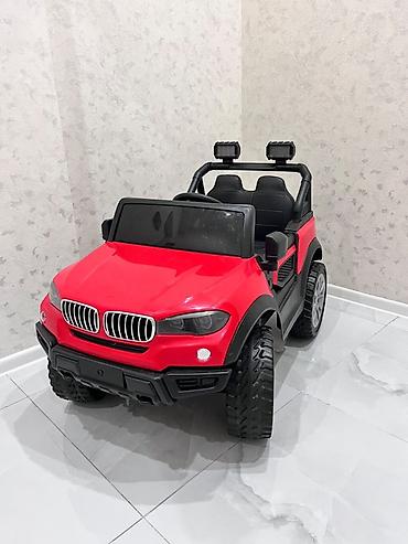 işıq bloku: Uşaq üçün elektrikli ride-on maşın – qırmızı off-road tipli model - — 2