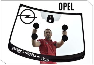 Транспорт: Лобовое, подпрес, Opel opel, Новый