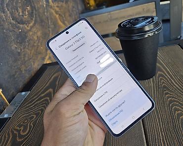 Мобильные телефоны и аксессуары: Samsung Galaxy Z Flip 3, Б/у, 256 ГБ, цвет - Фиолетовый, 1 SIM, 2 SIM — 10