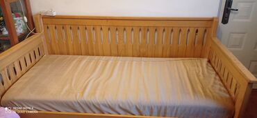 Sofe i kaučevi: Rucni rad kauc-sofa od belog jasena,vrlo malo koriscen,sa dve — 3