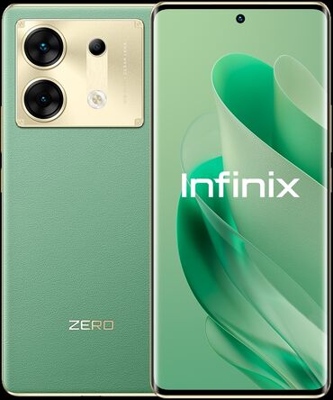telefonlar 32 s: Infinix Zero 5G, 256 GB, rəng - Yaşıl, Zəmanət, Sensor, Face ID