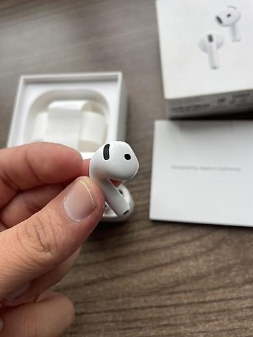 Qulaqcıqlar: Apple AirPods Apple 4 anc. Original, tam ideal veziyetde, hec bir — 4