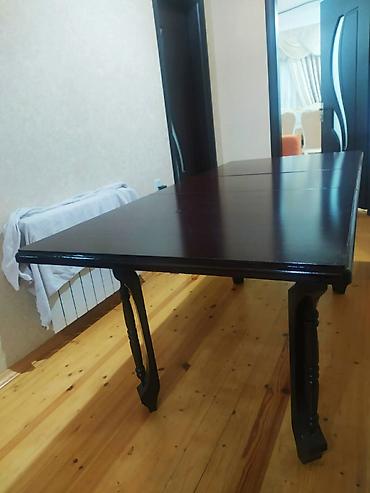 taxtalar: Yemək otağı dəsti – masа və stullar - Material: təbii ağac karkas — 2