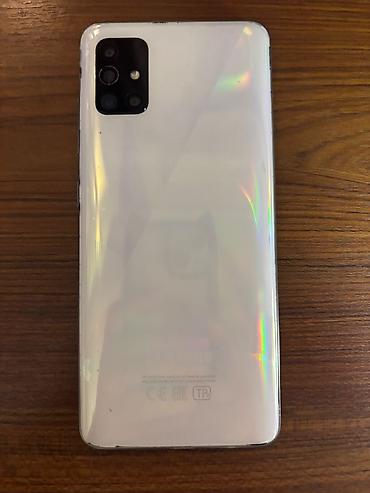 Samsung Galaxy A51, rəng - Ağ, İki sim kartlı