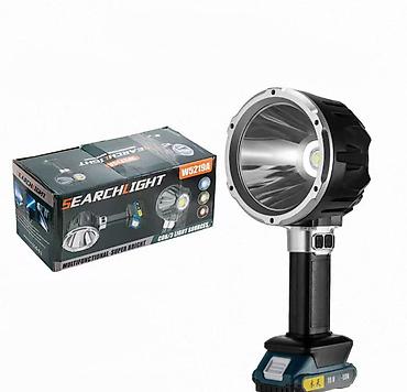 фонарик аккумуляторный: Мощный светодиодный аккумуляторный фонарь Searchlight W5219A Перед — 4