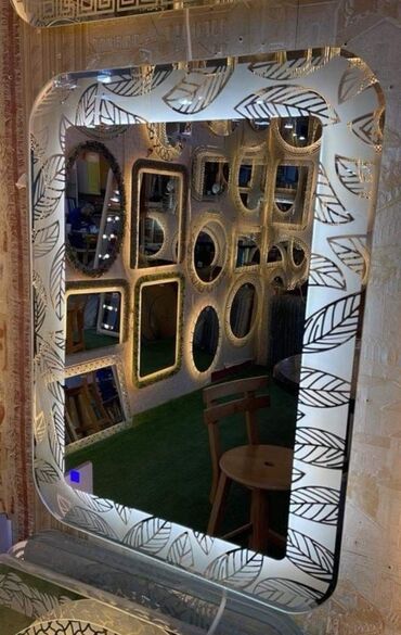 Moydadırlar: Led işıqlı, müasir dizaynlı güzgü. Hamam otağı və ya digər otaqlar