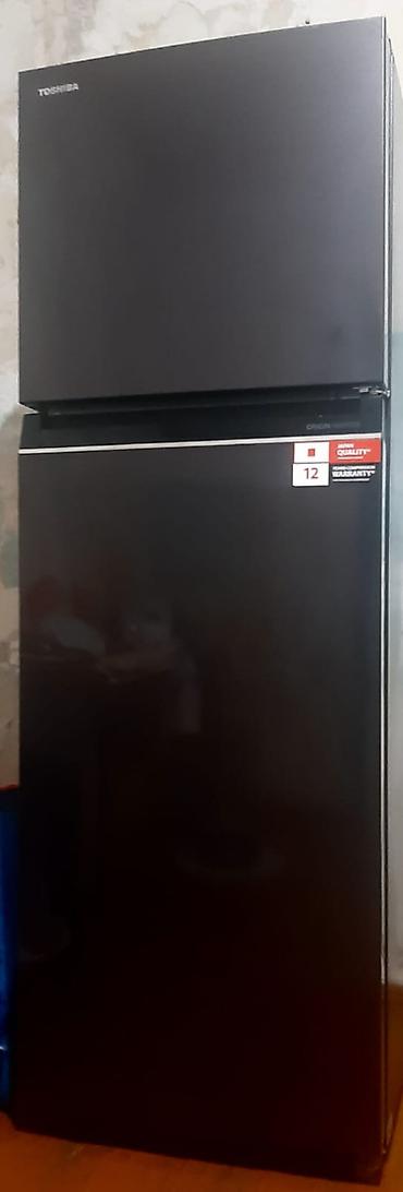 katyol satilir: Yeni 2 qapılı Toshiba Soyuducu Satılır, rəng - Qara — 1