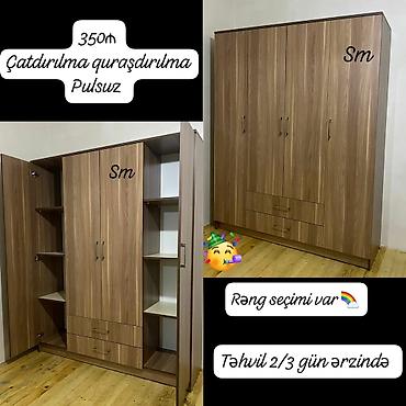 2ci el perde: Dolab yeni qarderob paltar dolabı güzgüsüdür — 1