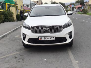 аато в рассрочку: Белый кроссовер Kia Sorento с современным дизайном. Модель имеет