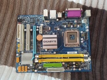 ucuz komputer: Материнская плата Gigabyte GA-G41M-E, Б/у