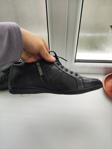 Ботинки: Мужские ботинки, 42.5, MARINI, Новый, цвет - Черный, Платная доставка, Самовывоз, Бесплатная доставка — 7