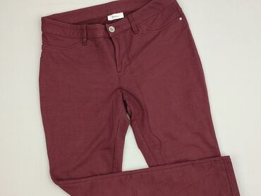 legginsy ocieplane wysoki stan: Spodnie materiałowe damskie, Yessica, rozmiar M