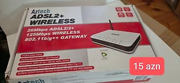 iptv qiymeti: - TP-Link Wi‑Fi router – 2 antennali model. Ev və ofis üçün sabit — 6