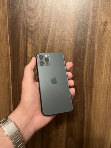 iphone 11 ekran qiymeti: IPhone 11 Pro, 64 GB, Matte Midnight Green, Face ID