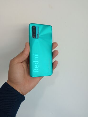 düyməli telfon: Xiaomi Redmi Note 9T, 64 GB, rəng - Göy, 
 Düyməli, Barmaq izi, İki sim kartlı