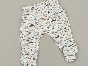 biale legginsy wysoki stan: Leggings, 3-6 months, condition - Very good