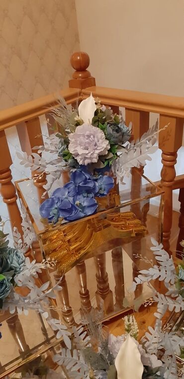 Dekorlar və bəzəklər: Kirayə xonçalar verilir.Nişanhə şirniyatlarıkonfetləri sifariş — 12